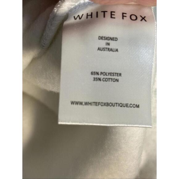 White Fox Hoodie Size XS/small Women's Brand new With Tags Heathered White - Picture 8 of 9
